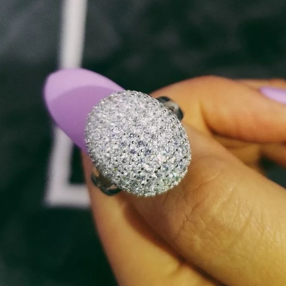 NEW💍TWILIGHT BELLA SILVER ENGAGEMENT RING - Picture 4 of 6